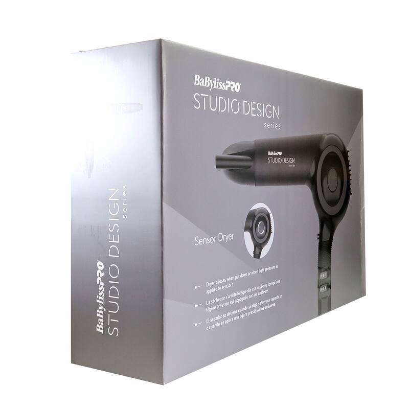 BaByliss Pro Studio Design Series Sensor Hair Dryer BCI800UC + Porcelain Ceramic Limited Edition Styling Set BPCPP6UC