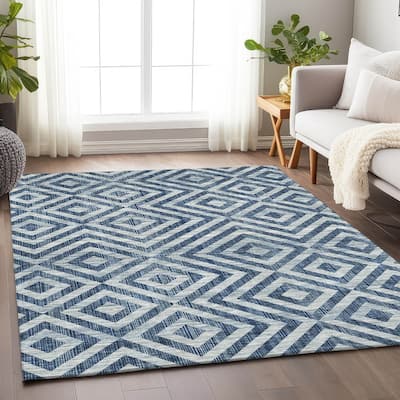 Premium Washable Super Soft Modern Geo Mayfield Rug