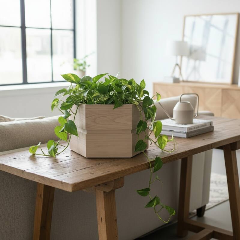 Hexagon Terrace Planter Box Short