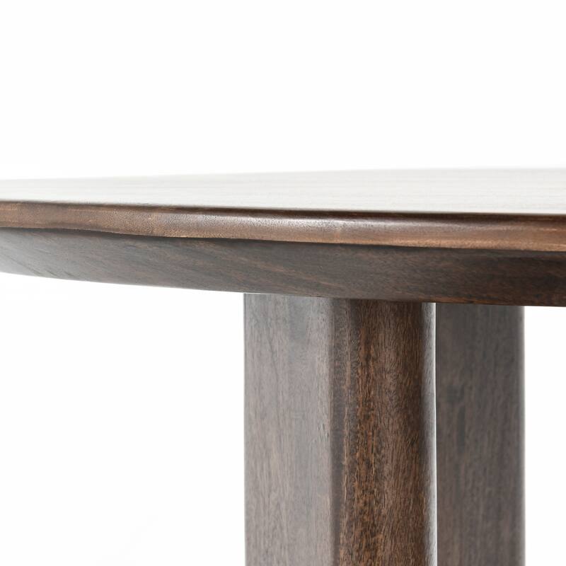 Classic Home Norwood 78" Mango Wood Dining Table in Brown