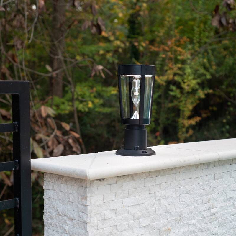 Amphora Bulb Solar Powered Light with Pier and 3inch Fitter Mount