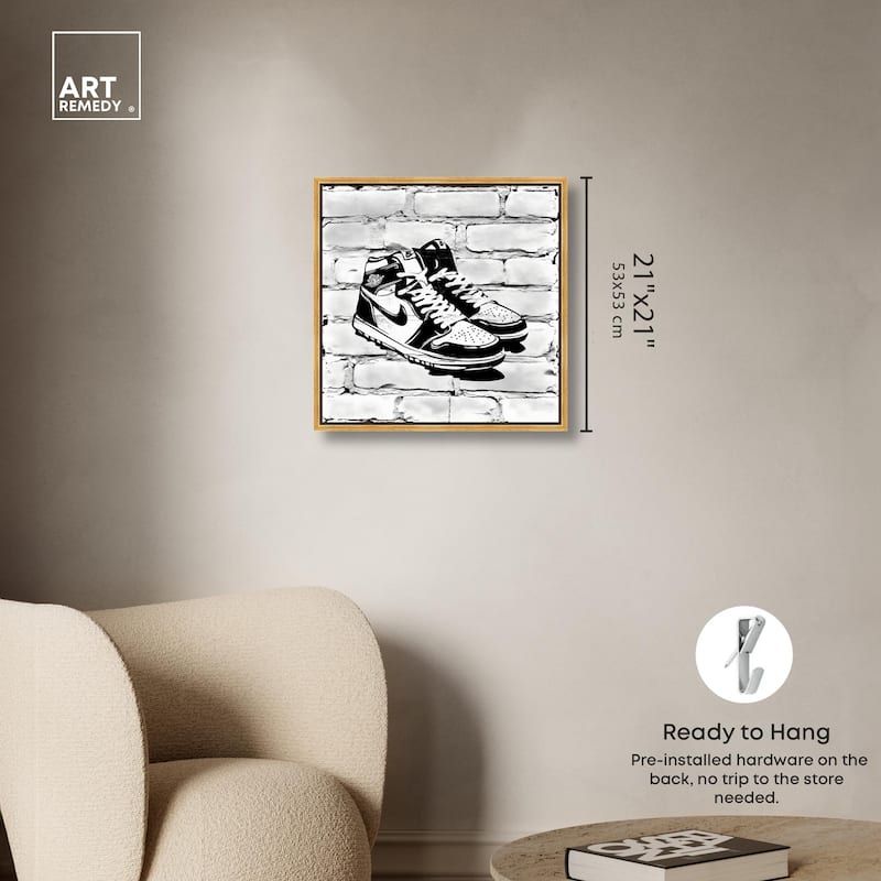 Brick City Jordans Canvas by Art Remedy