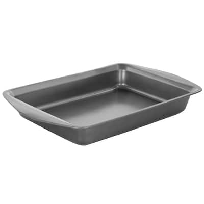 Gibson Baker's Friend 16.75 Inch Nonstick Steel Roasting Pan