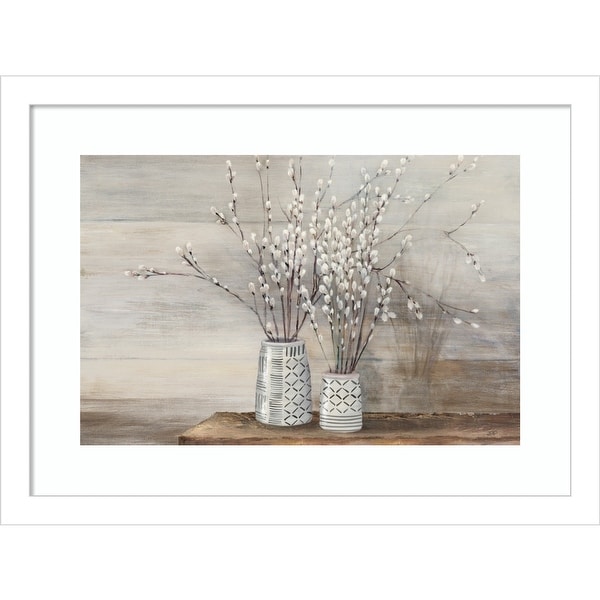 Willow Still Life with Designs by Julia Purinton Framed Wall Art Print. Opens flyout.