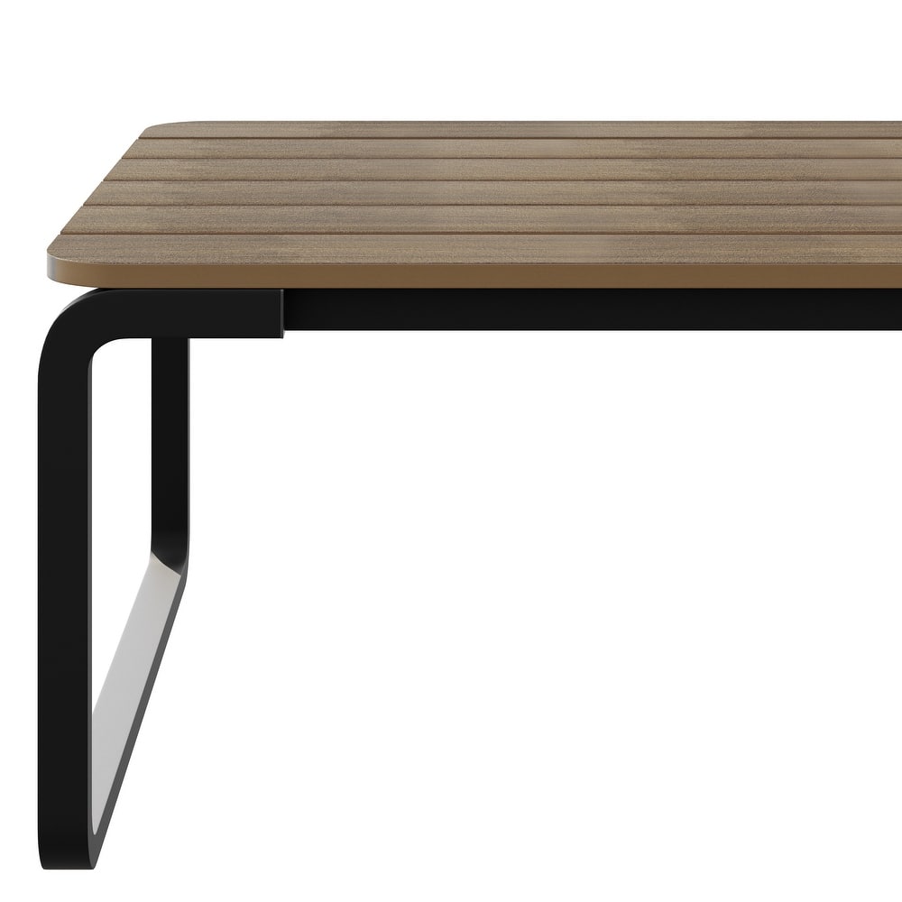 Corvus Akrotiri Outdoor Slatted Top Coffee Table