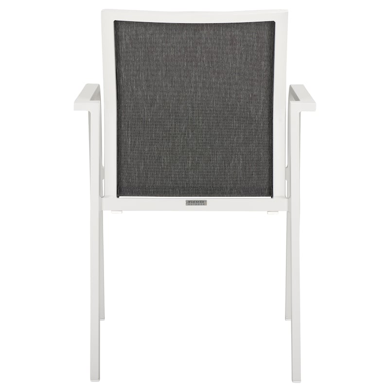 SAFAVIEH Outdoor Patio Furniture Dexter Armchair (Set of 2), Fully Assembled - 22"W x 24"D x 33"H
