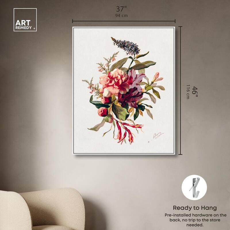 Winter-Flowering Plants Canvas by Art Remedy