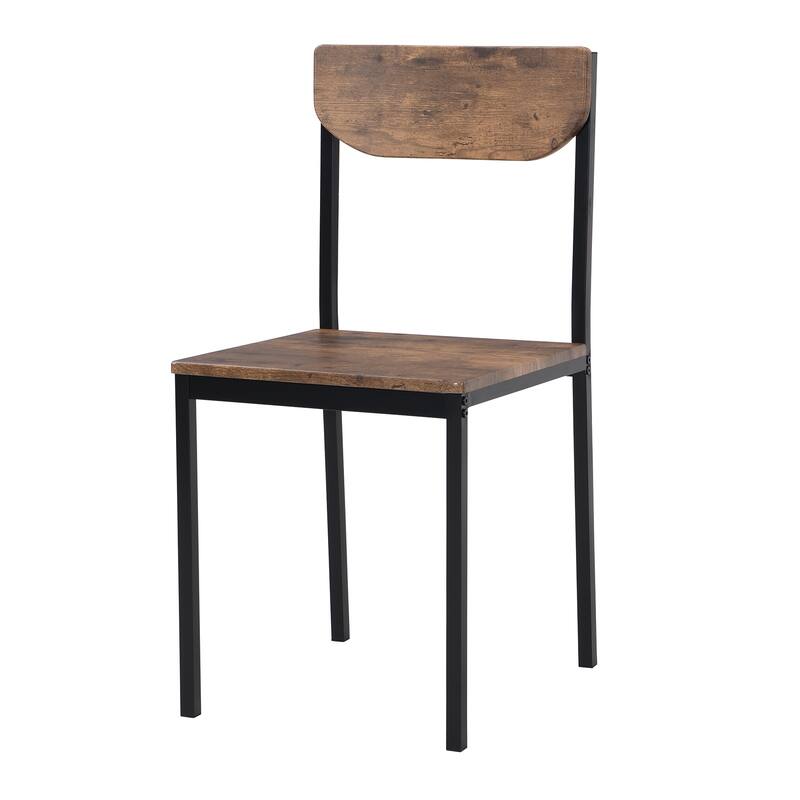 3-Piece Modern Round Dining Table Set Solid Wood Drop-Leaf Kitchen Table with 2 Chairs, Space-Saving Dining Set for Small Spaces