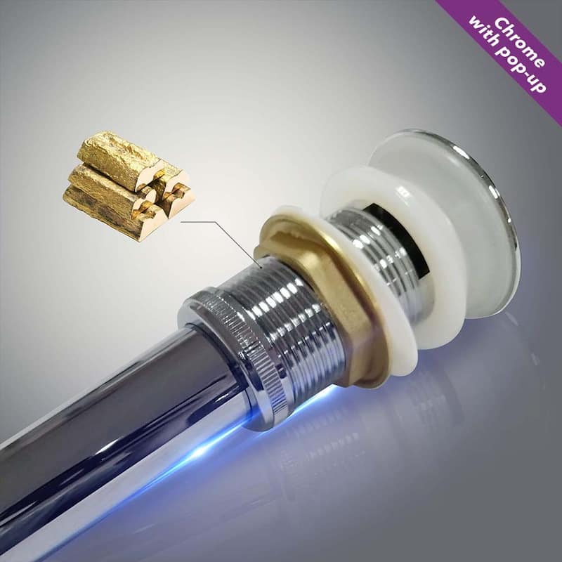 Luxury Solid Brass Single Hole Bathroom Faucet