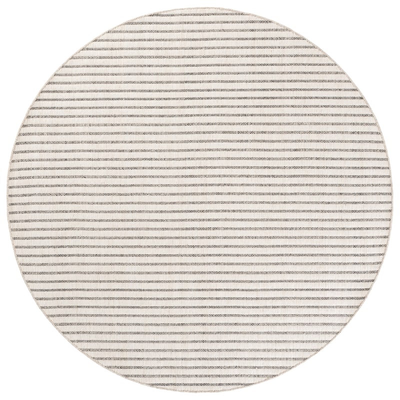 SAFAVIEH Handmade Vermont Ingried Wool Rug - 6' Round - Beige/Ivory