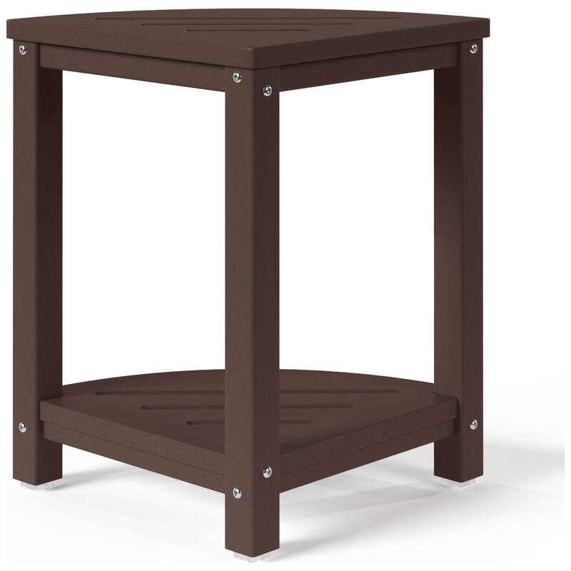 Anapolis Poly Corner Shower Bench