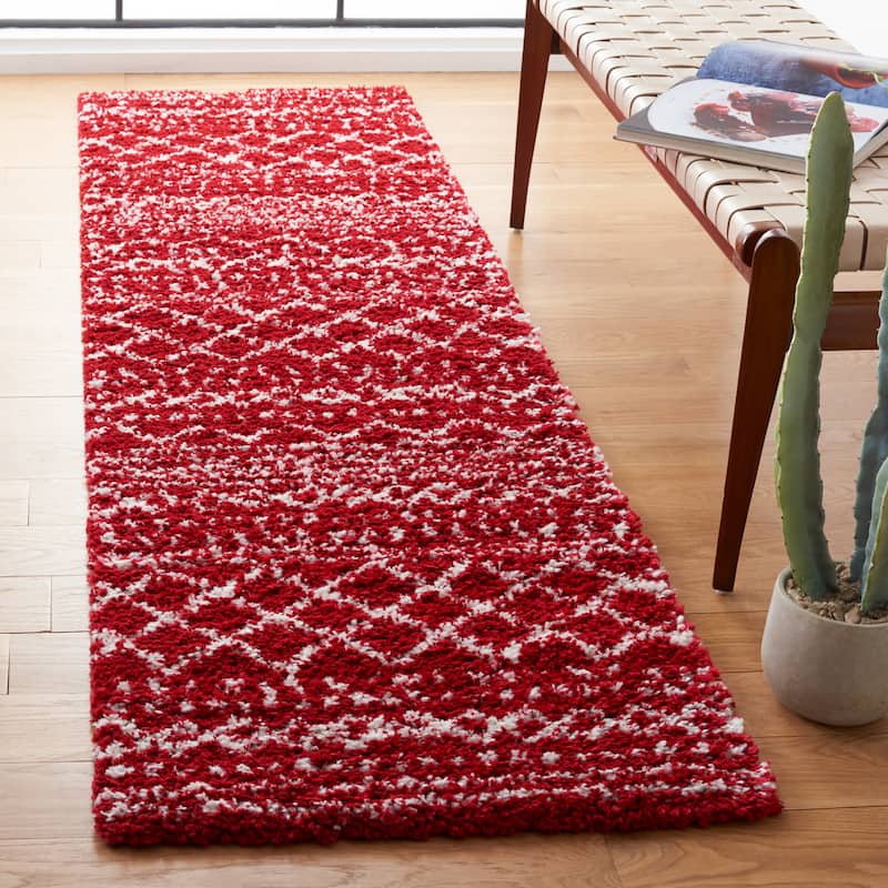 SAFAVIEH Arizona Shag Lotta Moroccan 1.2-inch Thick Rug