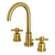 preview thumbnail 24 of 32, Concord 8-in. Widespread Bathroom Faucet Brushed Brass