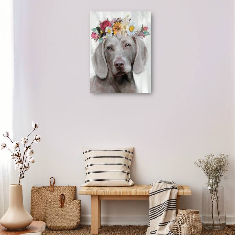 Flower Power IV By Studio Arts Canvas Art Print