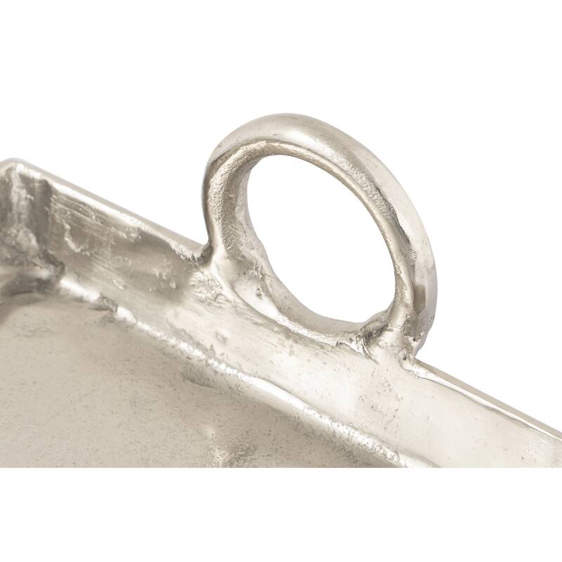 Elk Home Loop Nickel Finish Metal 26.75 Inch Wide Tray