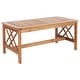 preview thumbnail 69 of 117, SAFAVIEH Fontana 4-piece Acacia Solid Wood Outdoor Conversation Patio Set