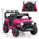 preview thumbnail 13 of 38, 12V Electric Kids Ride on Truck with Remote Control and Music - 41.5" x 26.5" x 27.5" (L x W x H)