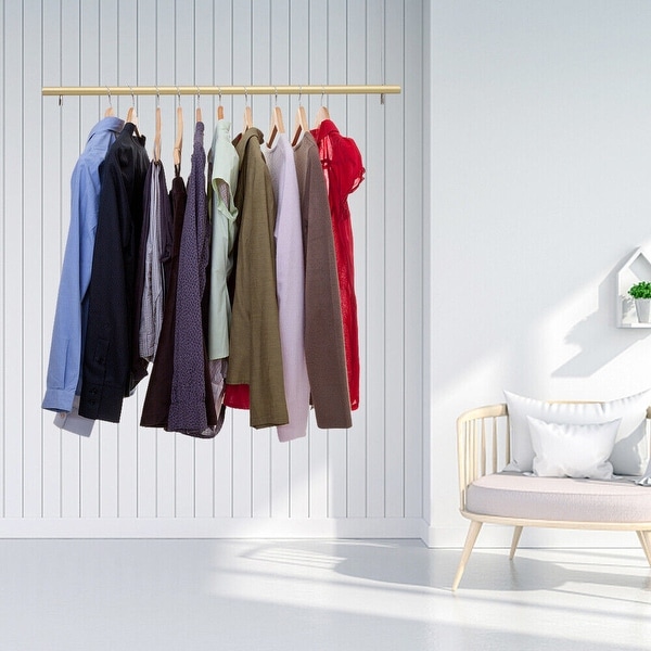 Pipe deals wardrobe rack