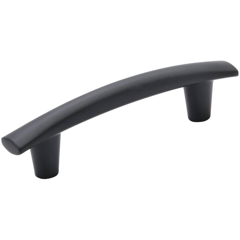 Amerock BP37310 Willow 3-3/4" Center to Center Bar Cabinet Pull - Matte Black