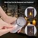 preview thumbnail 12 of 17, Flickering Flameless Candles Acrylic Shell Pillar 3D Wick LED Candles with Timer for Wedding Christmas Home Decor Set of 5