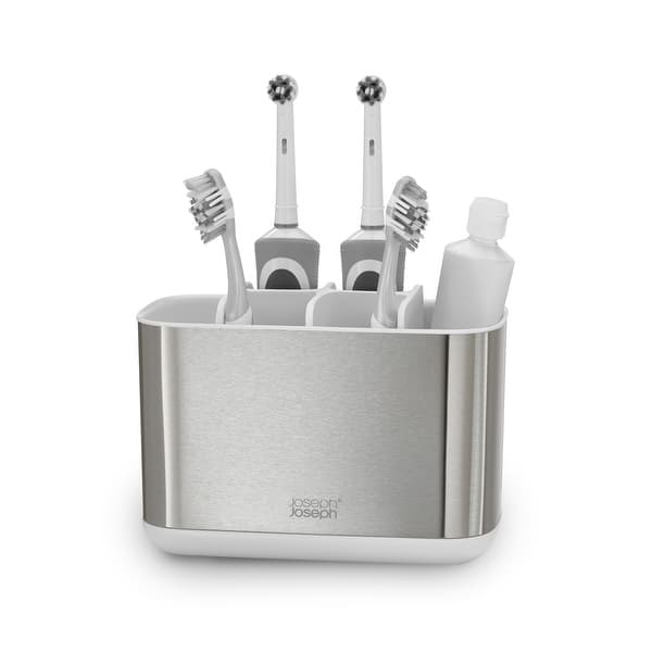 Joseph Joseph EasyStore Stainless Steel Toothbrush Holder - Large