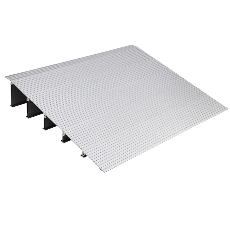 Adjustable Rise Door Threshold Ramp, 800Lbs Load Capacity - 5"