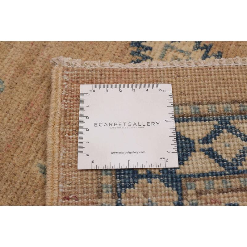 ECARPETGALLERY Hand-knotted Finest Ghazni Tan Wool Rug - 6'0 x 9'8