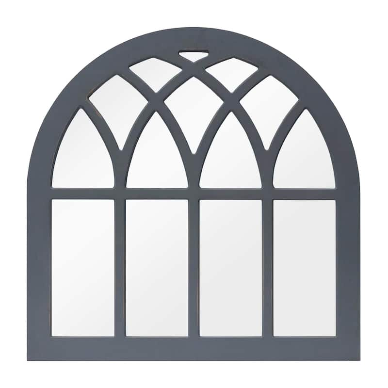 Barn Farmhouse Gray Arch Mirror