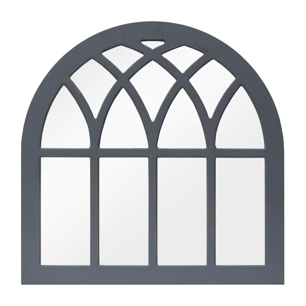 Barn Farmhouse Gray Arch Mirror