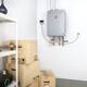 Rheem Prestige Condensing 9.5GPM Indoor Natural Gas Tankless Water Heater - 19x10x28
