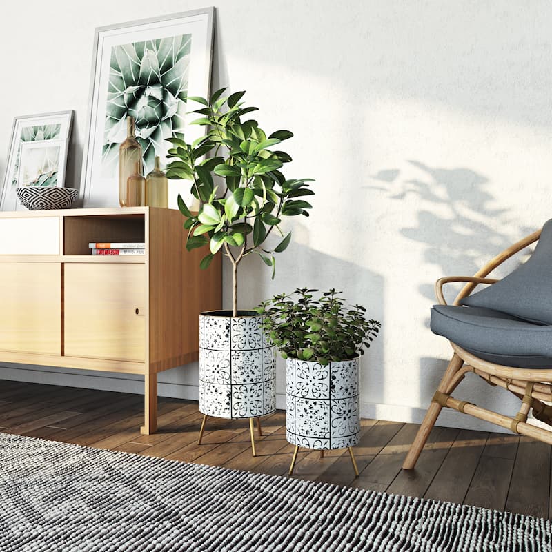 Bantu Modern Planters (Set of 2)