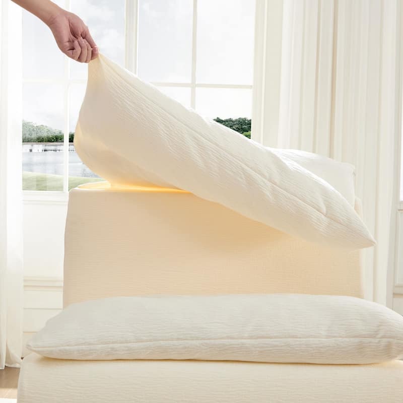 94.47" 3-Seat Modular Compressed Sectional Chair Sofa With Backrest