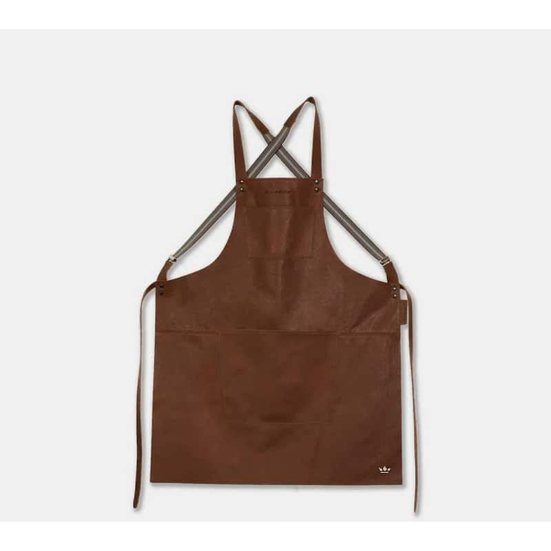 Unisex Leather Kitchen Apron - 30.25"
