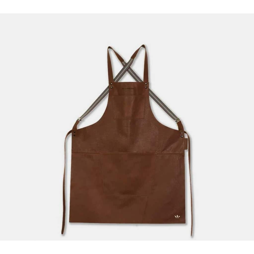 Unisex Leather Kitchen Apron - 30.25"