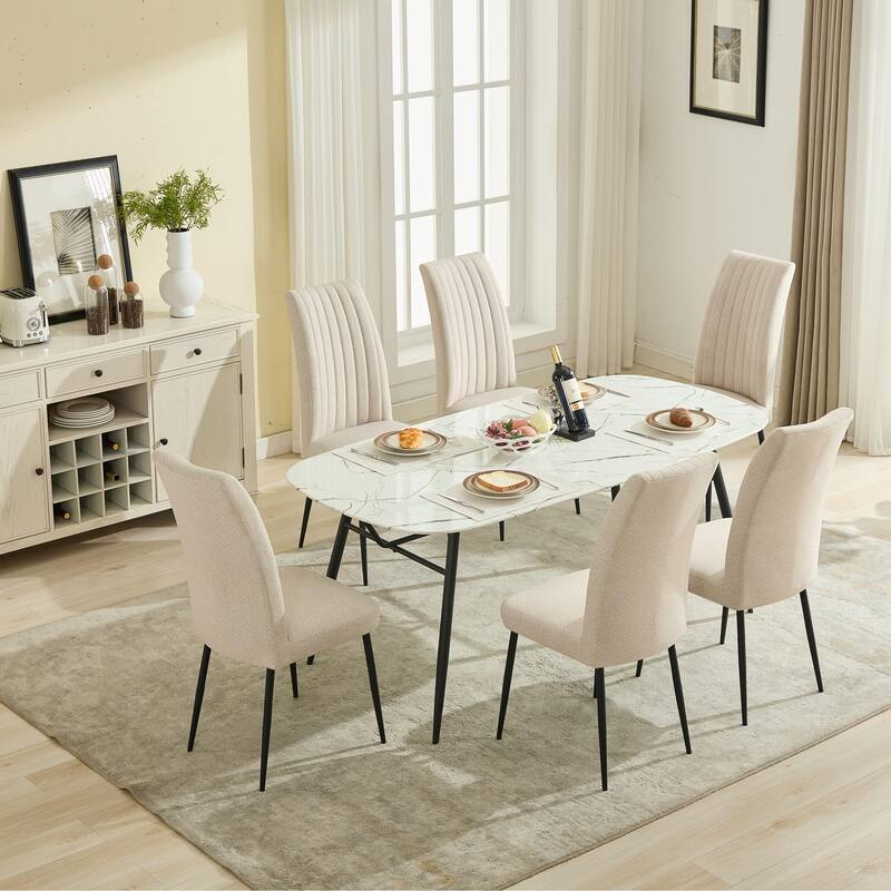 Dining Chair For Bedroom, Dining Room ,Design Is Simple, The Cushion Is Comfortable