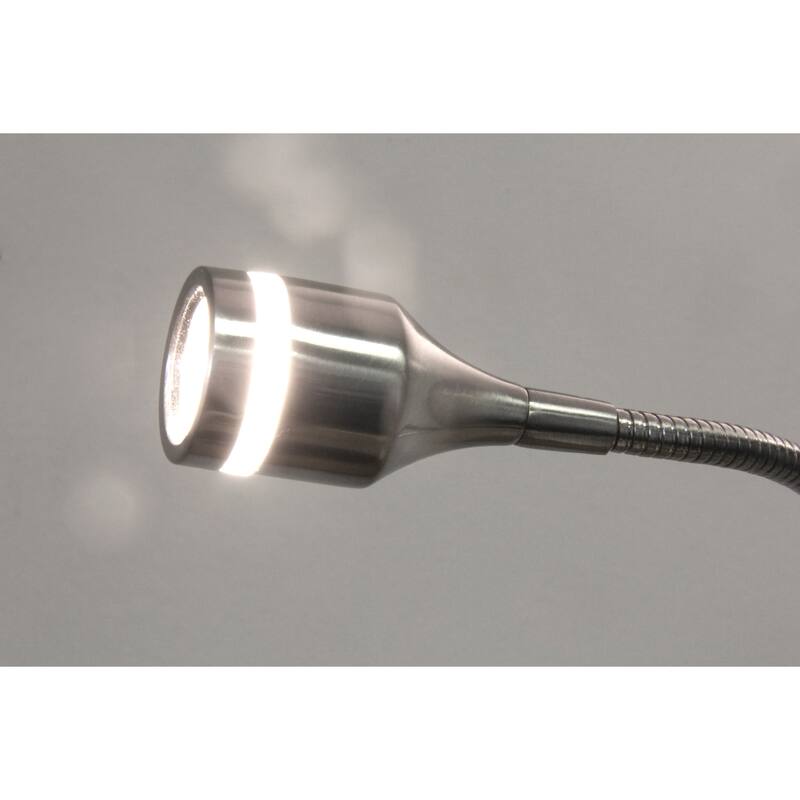 Adesso Prospect Adjustable Gooseneck LED Clip on Desk Lamp