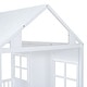 preview thumbnail 13 of 12, Full House Bed with Twin Trundle & Playhouse Design, Solid Wood Frame