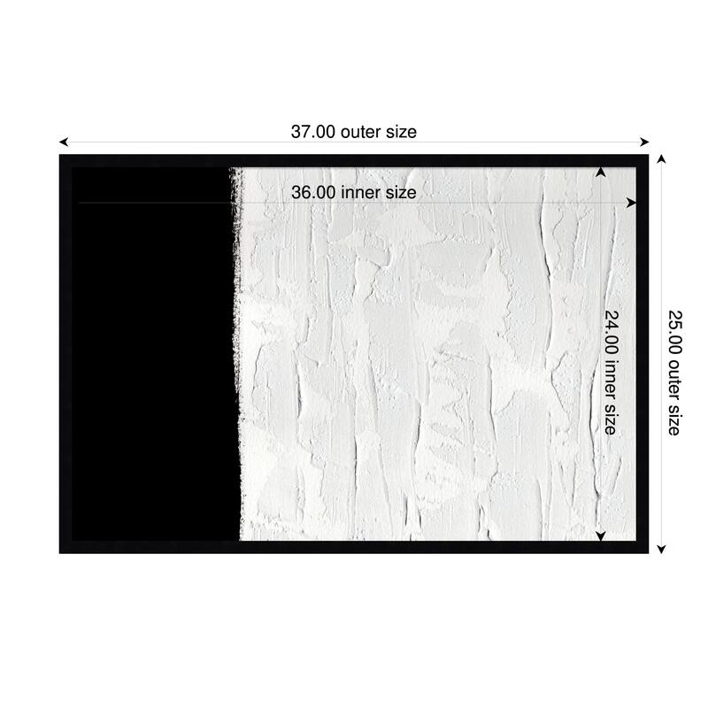 Amanti Art Framed Fabric Pinboard Silence by Uplusmestudio Printed Bulletin Board - Board Size 36 x 24