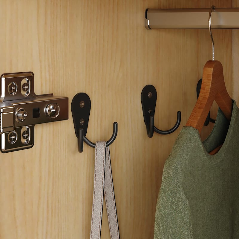 4-Door Wardrobe Closet with Mirror & LED Light, Wooden Storage Cabinet with Hanging Rod & Adjustable Shelves