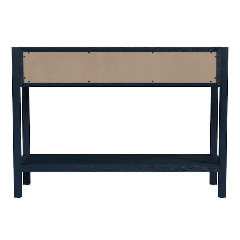 Lark 44" Wood 2-Drawer Console Table