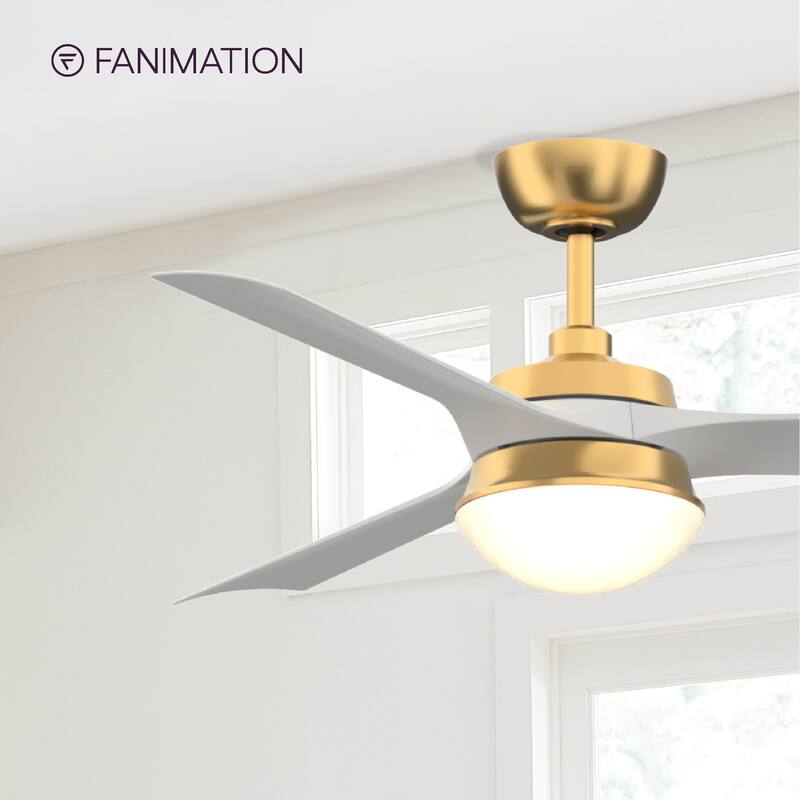Barlow 52 inch Indoor/Outdoor Ceiling Fan with LED CCT Select Light Kit