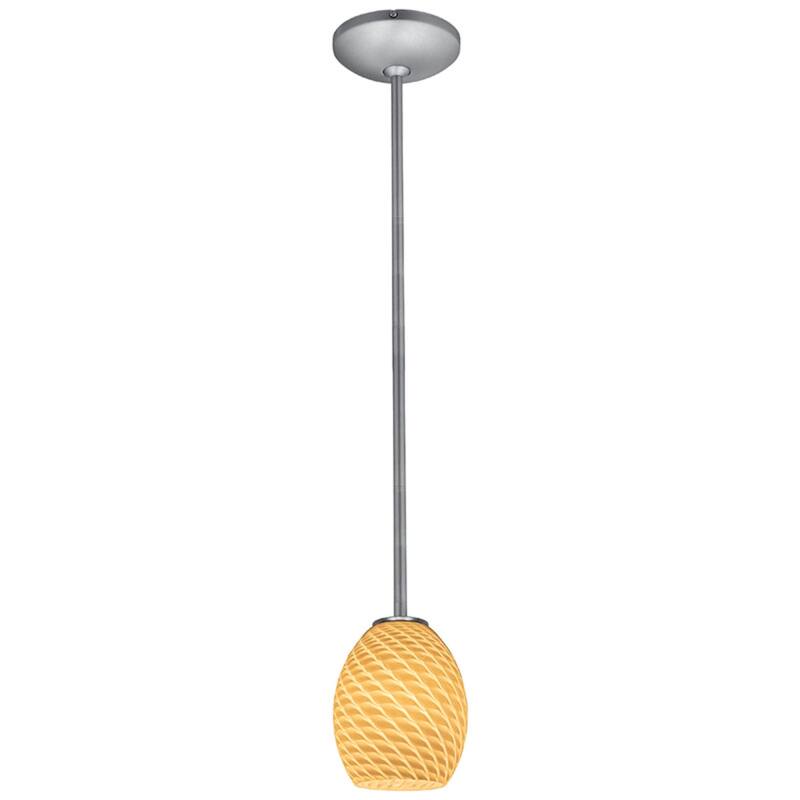 Access Lighting Brandy FireBird 6" Wide Mini Pendant - Rod Hung