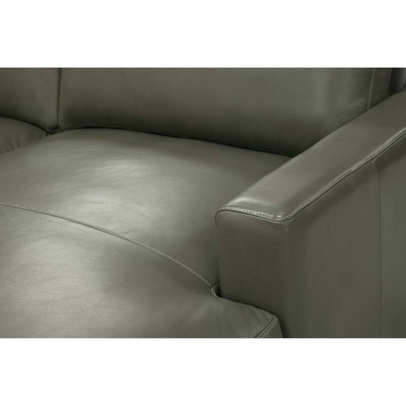 Vancouver Upholstered Chaise Sectional in Portofino Cavalla