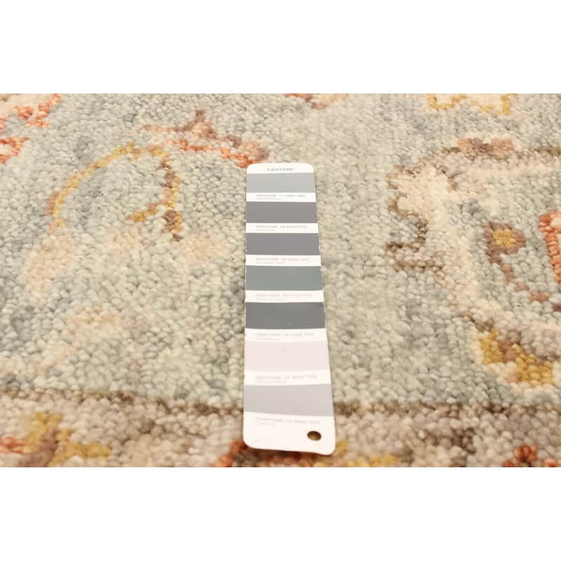 ECARPETGALLERY Hand-knotted Jules Serapi Grey Wool Rug - 5'10 x 8'11