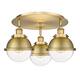 Option Brushed Brass and Clear / Brushed Brass