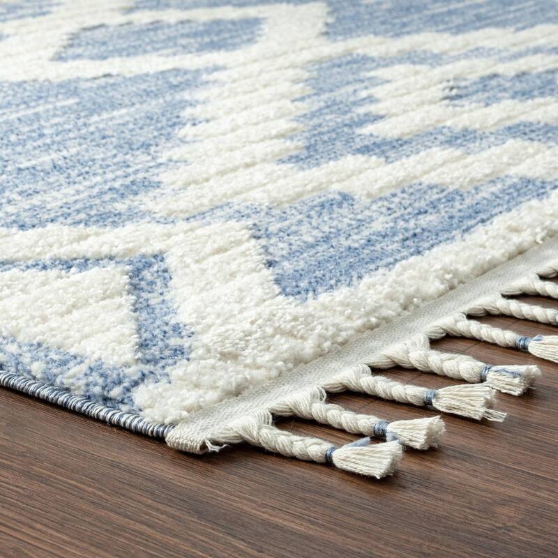 Luxe Weavers South Western Geometric Diamond Area Rug, Indoor Fringe Carpet