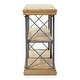 preview thumbnail 4 of 74, Brown Wood 3 Shelves Shelving Unit - 48 x 17 x 34