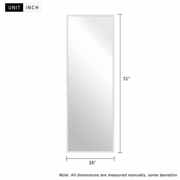 Modern Fulllength Rectangular WallMounted Hanging Vanity Mirror Bed