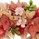 preview thumbnail 5 of 3, Artificial Mini Thistle Flowers Wooden Spring Wreath - 14" - Pink and Cream