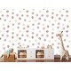 preview thumbnail 1 of 1, Circle Dots Baby Room Wallpaper Peel and Stick